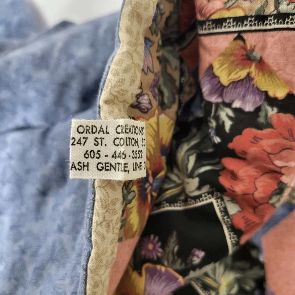 Ordal Creations Handmade Floral Patchwork Quilt Pillow Cover‎ Cushion Sham
